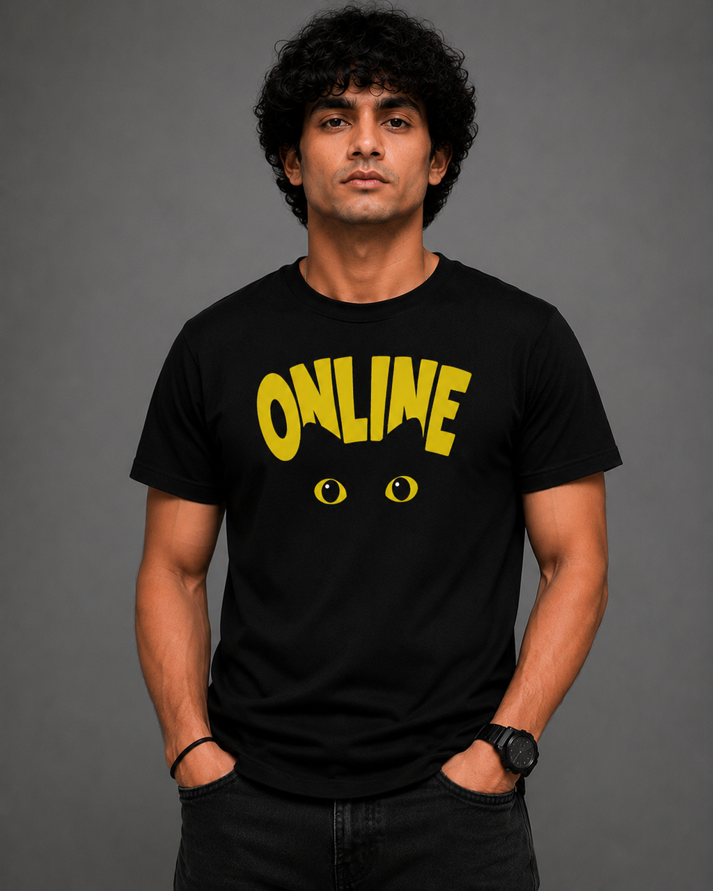 Online T-Shirt | Minimal Gen Z Graphic Unisex T-Shirt