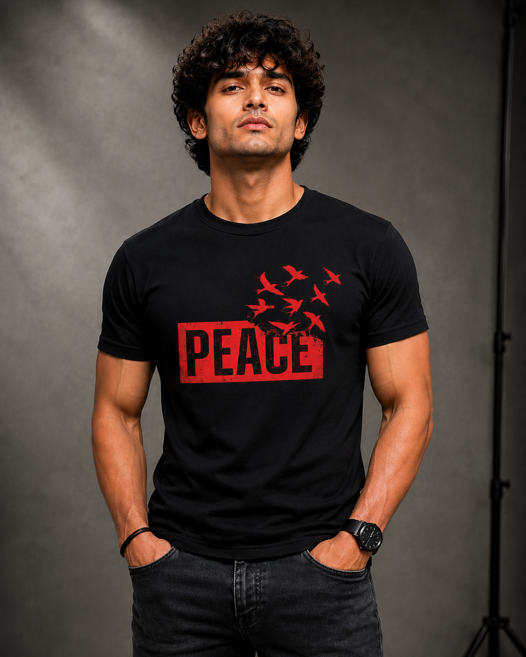 Peace T-Shirt | Minimal Graphic Unisex T-Shirt
